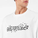 OFF-WHITE T-SHIRT FLOWER White
