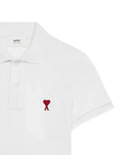 AMI PARIS Polo  BFUPL001.760 Bianca