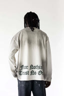 BLACK ISLAND ADA2088 Liberty Skull Graphic Oversized Sweatshirt