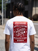 SPRAYGROUND T-SHIRT SP310WHT BIANCO
