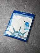 NOISSEY "Liberty Blinded" Teal Diamond Sparkle Graphic Long Sleeve