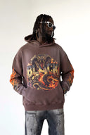 BLACK ISLAND ADA2068 Vintage Washed Snake Graphic