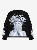 NOISSEY Diamond Liberty Graphic Fake-Two-Piece Heavyweight
