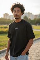 DISCLAIMER T-SHIRT 25EDS54802 NERO
