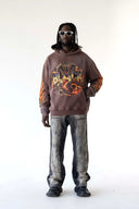 BLACK ISLAND ADA2068 Vintage Washed Snake Graphic