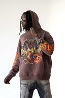 BLACK ISLAND ADA2068 Vintage Washed Snake Graphic