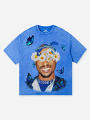 NOISSEY  "Rap Star" Blue Tee - Vintage Graphic