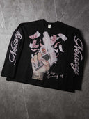 NOISSEY Pink Money Rain Machine & Glam Nails Long Sleeves