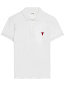 AMI PARIS Polo  BFUPL001.760 Bianca
