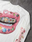 NOISSEY T-SHIRT Pink Lips Gemstone