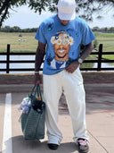 NOISSEY  "Rap Star" Blue Tee - Vintage Graphic