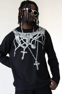 BLACK ISLAND ADA1954 Gothic Cross Chains