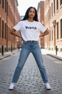 DISCLAIMER T-SHIRT DONNA 26EDS55624 Bianca