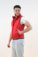 Giubbino Smanicato Blauer Uomo rosso