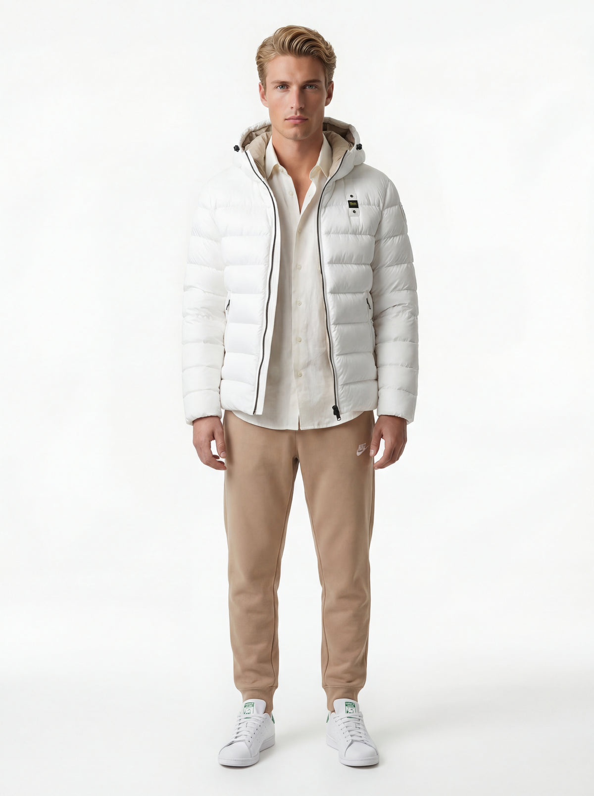 Stan Smith FX5502 + Blauer Giubbino Uomo + Nike Pantalone Tuta - 03